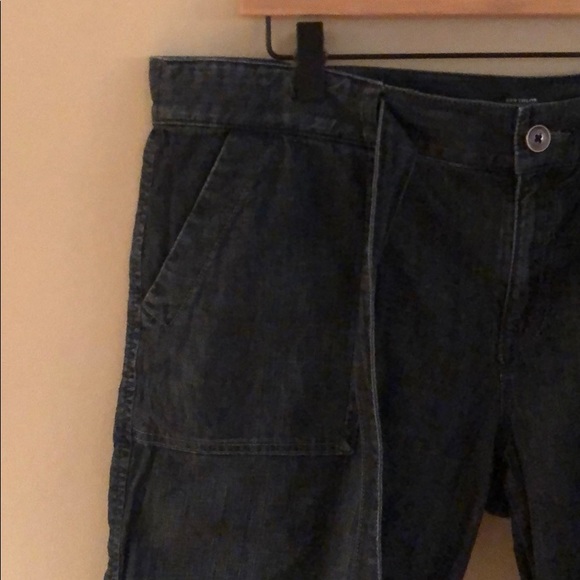 Loft Denim Belted Shorts - Size 12 - Picture 4 of 5